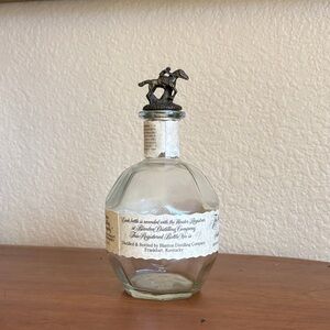 RARE Blanton’s Whiskey Bottle with No Letter On Jockey